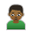 Man Frowning: Medium-Dark Skin Tone