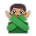 Man Gesturing No: Medium Skin Tone