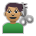Man Getting Haircut: Medium Skin Tone