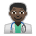 Man Health Worker: Dark Skin Tone