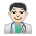 Man Health Worker: Light Skin Tone