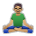 Man in Lotus Position: Medium Skin Tone