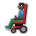 Man in Motorized Wheelchair: Dark Skin Tone