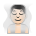 Man in Steamy Room: Light Skin Tone