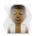 Man in Steamy Room: Medium-Dark Skin Tone