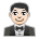 Man in Tuxedo: Light Skin Tone