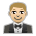 Man in Tuxedo: Medium-Light Skin Tone