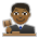 Man Judge: Medium-Dark Skin Tone