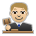 Man Judge: Medium-Light Skin Tone