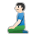 Man Kneeling: Light Skin Tone