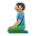 Man Kneeling: Medium Skin Tone