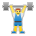 Man Lifting Weights