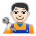 Man Mechanic: Light Skin Tone