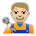 Man Mechanic: Medium-Light Skin Tone