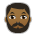 Man: Medium-Dark Skin Tone, Beard