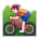 Man Mountain Biking: Light Skin Tone