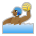 Man Playing Water Polo: Medium-Dark Skin Tone
