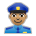 Man Police Officer: Medium Skin Tone