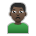 Man Pouting: Dark Skin Tone