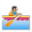 Man Rowing Boat: Medium Skin Tone
