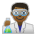 Man Scientist: Medium-Dark Skin Tone
