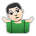Man Shrugging: Light Skin Tone