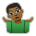 Man Shrugging: Medium-Dark Skin Tone
