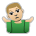 Man Shrugging: Medium-Light Skin Tone