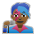 Man Singer: Medium-Dark Skin Tone