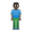 Man Standing: Dark Skin Tone