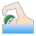 Man Swimming: Light Skin Tone