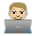 Man Technologist: Medium-Light Skin Tone