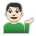 Man Tipping Hand: Light Skin Tone