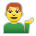 Man Tipping Hand