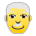 Man: White Hair