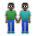 Men Holding Hands: Dark Skin Tone