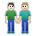 Men Holding Hands: Light Skin Tone, Medium-Light Skin Tone