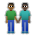 Men Holding Hands: Medium-Dark Skin Tone, Dark Skin Tone