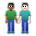 Men Holding Hands: Medium-Dark Skin Tone, Light Skin Tone
