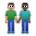Men Holding Hands: Medium Skin Tone, Dark Skin Tone