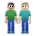 Men Holding Hands: Medium Skin Tone, Medium-Light Skin Tone