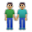 Men Holding Hands: Medium Skin Tone