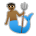 Merman: Medium-Dark Skin Tone
