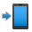 Mobile Phone with Arrow