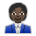 Office Worker: Dark Skin Tone