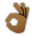 OK Hand: Medium-Dark Skin Tone