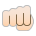 Oncoming Fist: Light Skin Tone