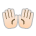 Open Hands: Light Skin Tone