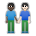 People Holding Hands: Dark Skin Tone, Light Skin Tone
