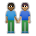 People Holding Hands: Medium-Dark Skin Tone, Medium Skin Tone